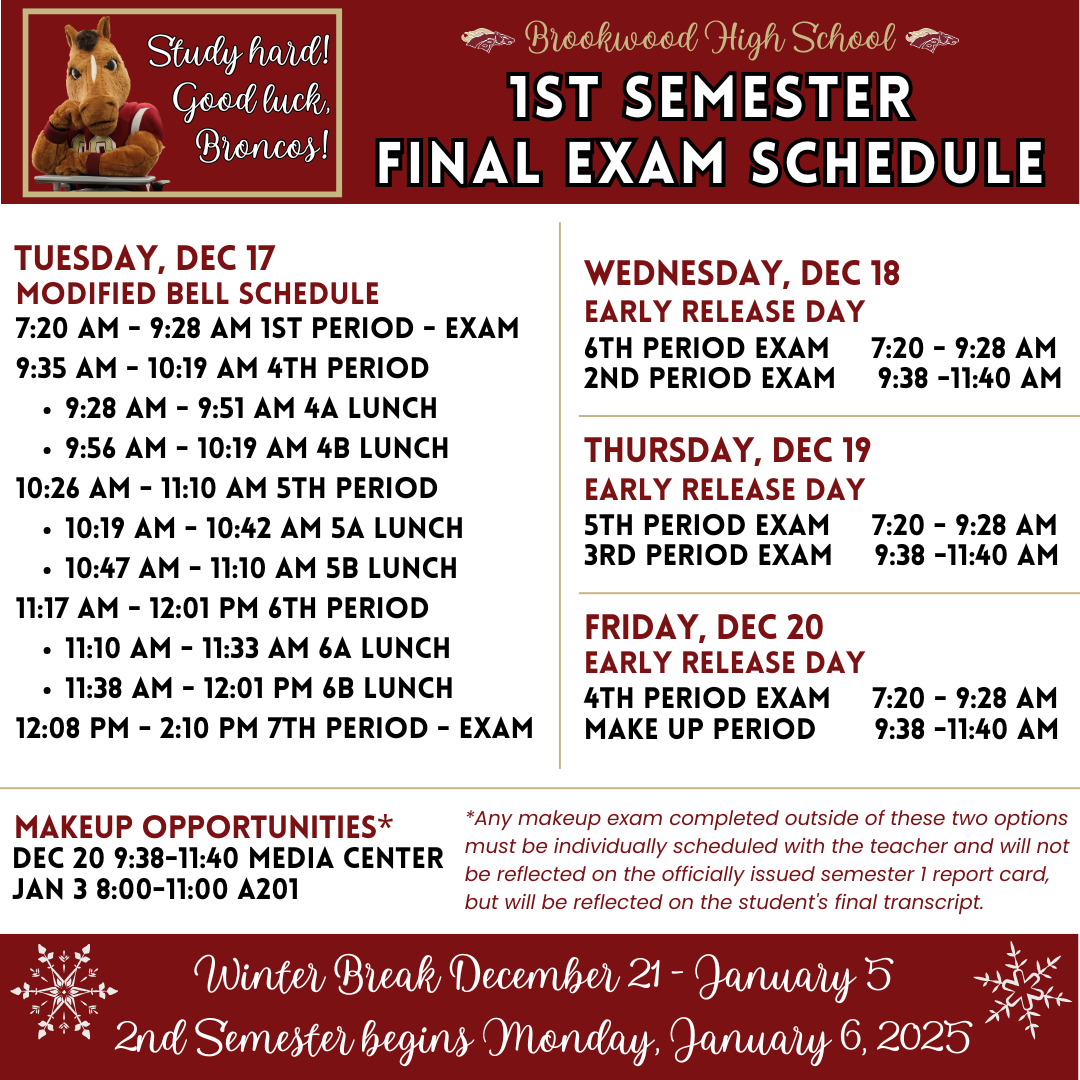 final exams dec 2024